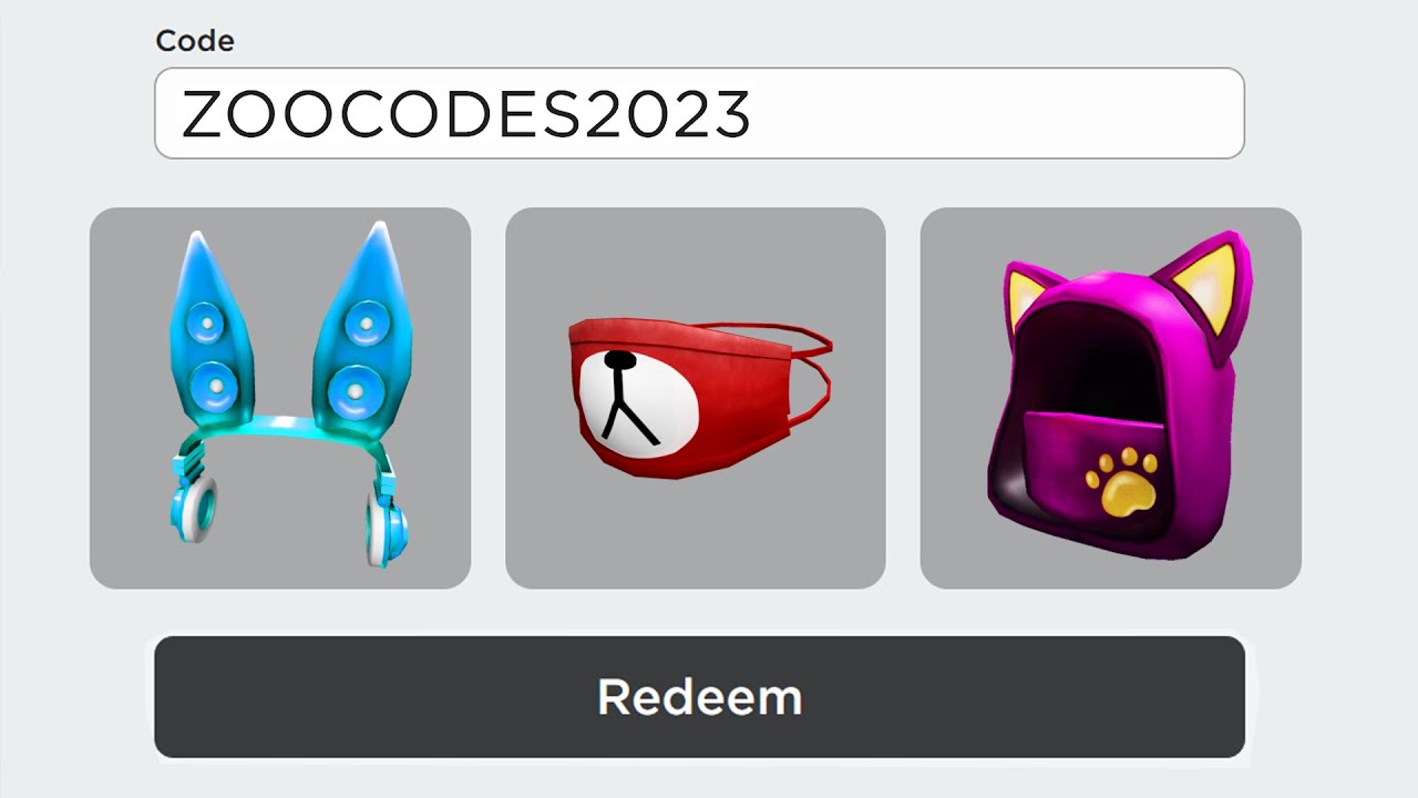 5 *NEW* Roblox PROMO CODES 2023 All FREE ROBUX Items in FEBRUARY + EVENT