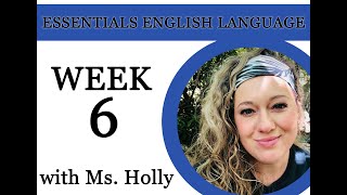 Classical Conversations: Essentials English Language: Week Six