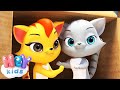 Un gatito blanco y gris 🐱 Canciones de niños - HeyKids Español