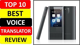 Top 10 Best Voice Translator Review In 2021