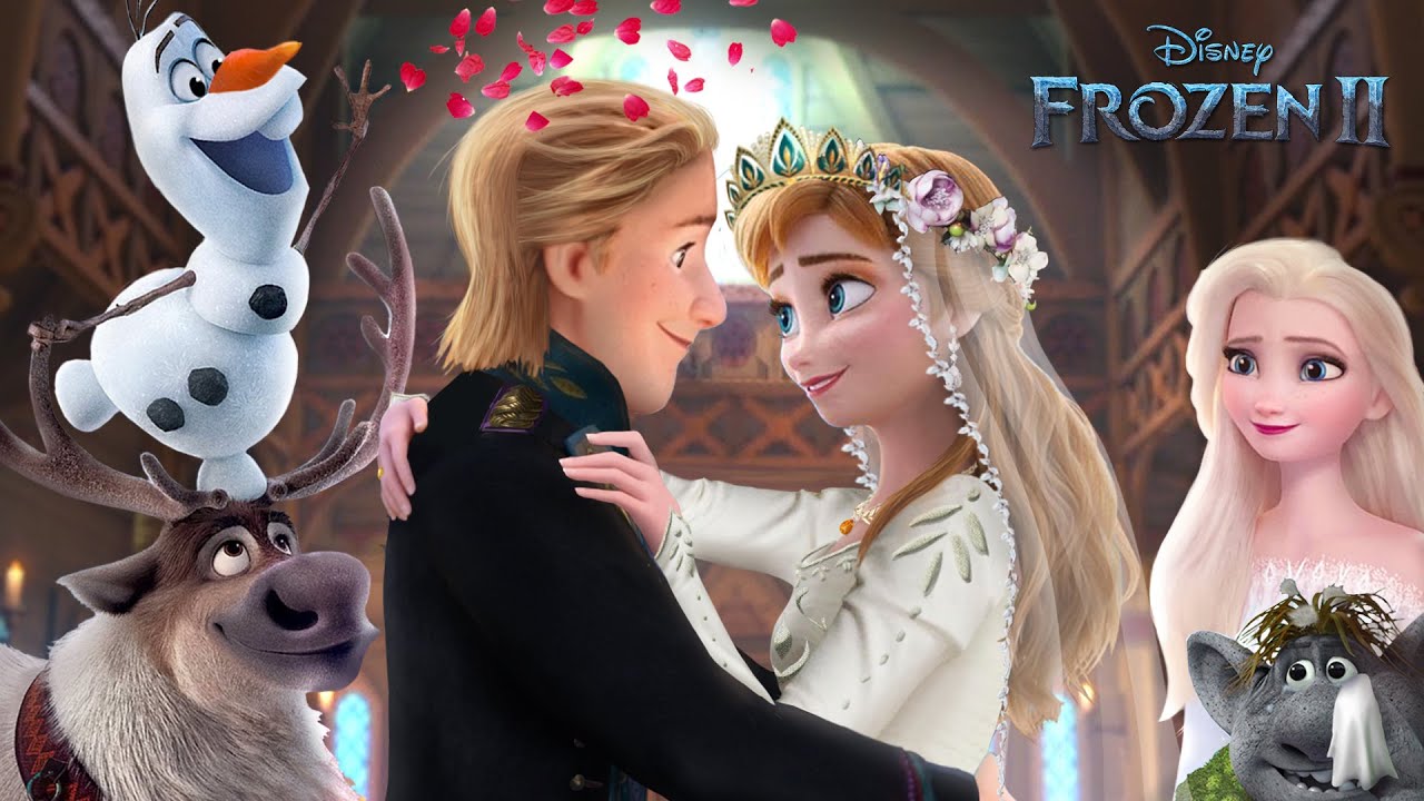 The royal wedding of Queen Anna and King Kristoff in the church of Arendell...