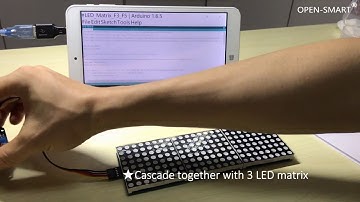 OPEN SMART LED Matrix 5mm Circle Tutorial for Arduino