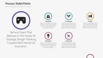7-Step Process / Bullet Points PowerPoint Template (A) - Warna Slides