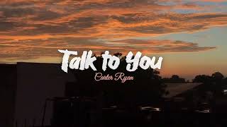 Talk to You | Carter Ryan | Perfectly Slowed and Reverb Resimi