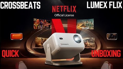 Brand New Projector - Crossbeats Lumex Flix | Unboxing Video