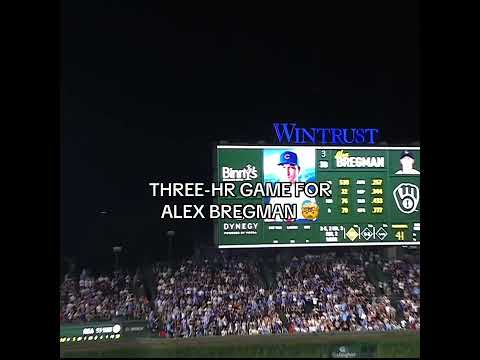 3 HRs for Alex Bregman π€―