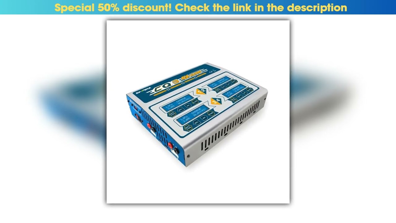 Exclusive EV-PEAKEV-PEAK charger CQ3 balanced charging UAV lithium battery 4-way independent chargi