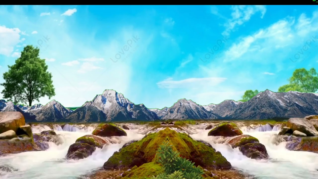 green screen river background video||amazing green screen video||green screen waterfall video||