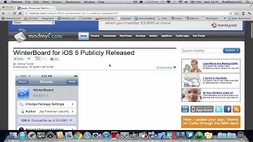 WinterBoard for iOS 5 Publicly Released On Cydia