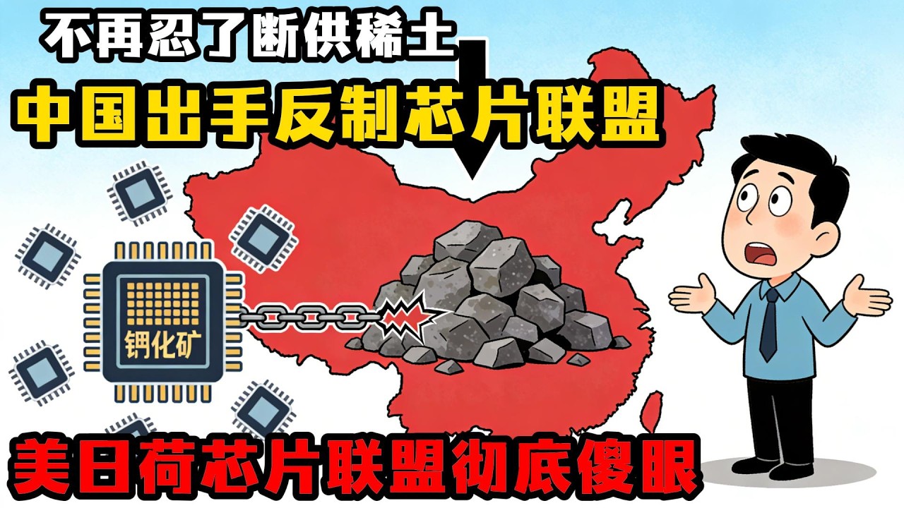 太解氣！美日荷卡中國晶片脖子，中國反手斷供稀土原料，他們徹底慌了！#中國反制晶片聯盟 #中國斷供鎵鍺 #美日荷晶片封鎖 #半導體博弈 #中國大國底氣 #鎵鍺出口管制