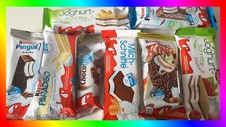 Kinder Pingui vs. Choco Fresh vs. Milch-Schnitte vs. Maxi King vs. Paradiso vs.