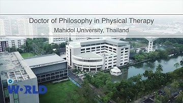 Doctor of Philosophy in Physical Therapy : MU Link International Program [by Mahidol]