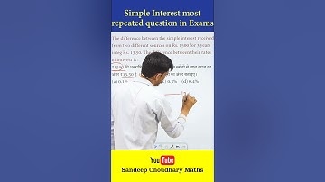 Simple Interest Short Tricks | Simple Interest | Maths Short Tricks | Sandeep Choudhary #ssc #maths