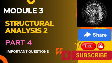 STRUCTURAL ANALYSIS 2MODULE 4  BEAM ANALYSIS