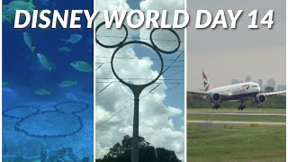 Day 14 | Leaving day | Disney World Vlog | DVC Lounge, Sea Base, Tampa International Airport