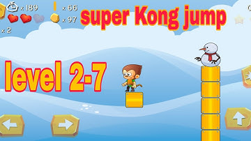 Super Kong jump gameplay level 2-7