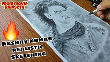 Drawing Akshay Kumar ॥ time lapse video ॥ ram setu movie