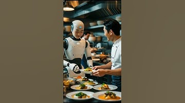 AI Robots in Restaurants 🤖🍽️ | The Future of Dining Experience #ai #robot #robots #viral
