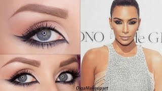 Kim Kardashian Cannes Inspired Makeup!VERNISSAGE NATURAL GLOSS  NEVE COSMETICS|OlgaMakeupart