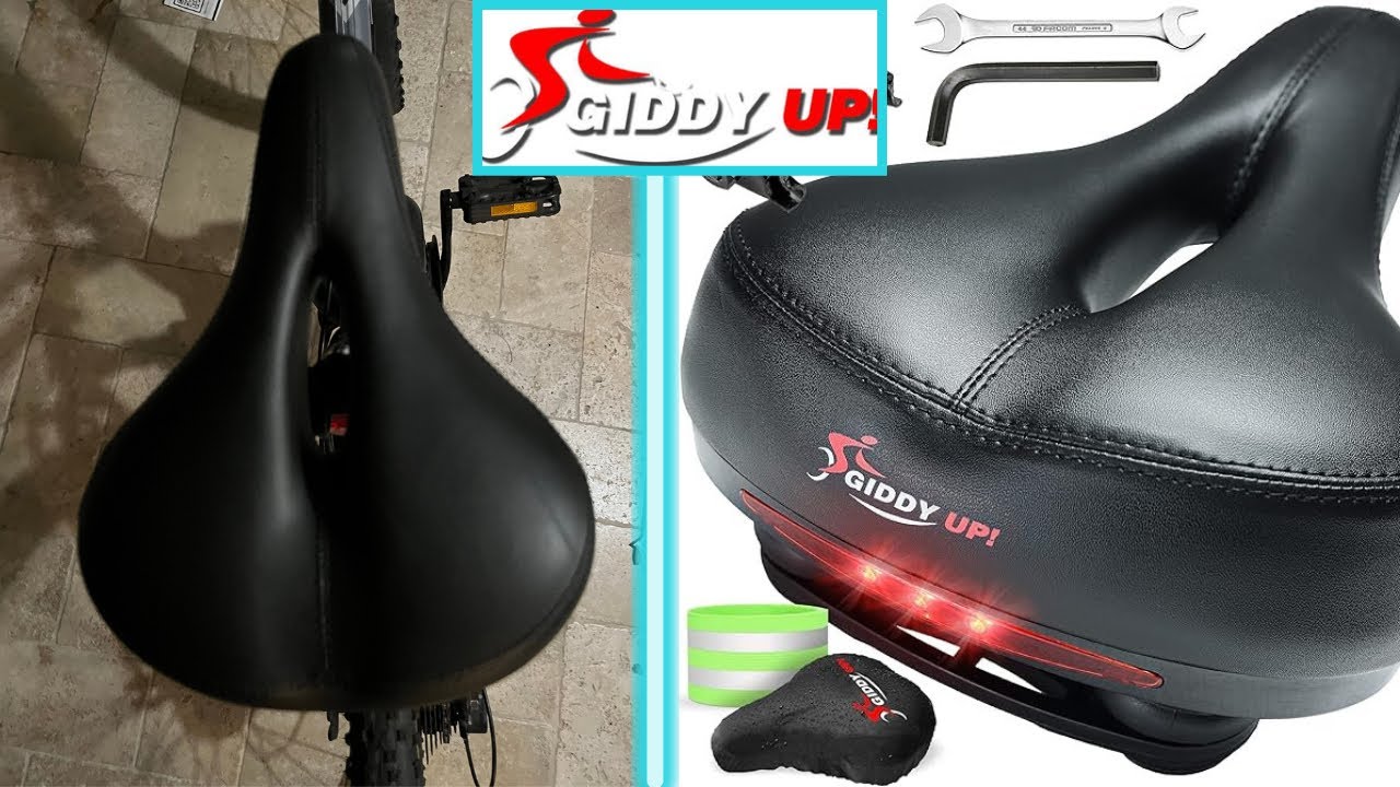 Giddy Up! Bike Seat - Comfortable Bike Saddle for Exercise and