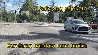 PELEBARAN JALAN POROS BANDARA LAMA TIMIKA PAPUA