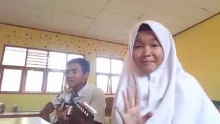 VIA VALEN BAGAI LANGIT DAN BUMI - COVER ANAK SEKOLAH MANTUL ( STYLE GITAR NYA BIKIN BAPER )