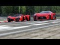 Ferrari F80 Concept vs Nissan Concept 2020 Vision GT at Nordschleife