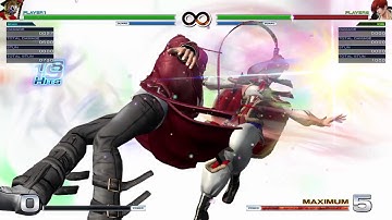 The King of Fighters XIV: Mian is amazing (5 Meter midscreen combo)
