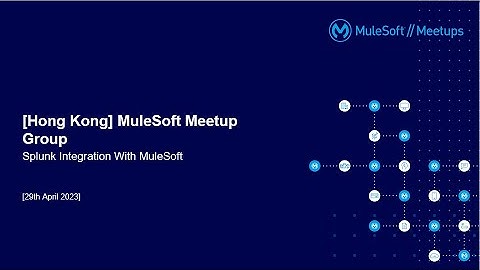 Splunk Integration With MuleSoft