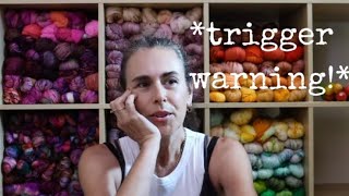 my health 💔                               #knittingpodcast
