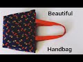 नई डिजाइन का बैग हैं बनाना जरूर homemade Handbag cutting and stitching // shopping bag / clothes bag