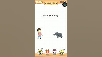 Tricky Master Level 45 🎮🎮 The brain Challenge | #offline #gamer | Walkthrough solution | Mahfuz FIFA