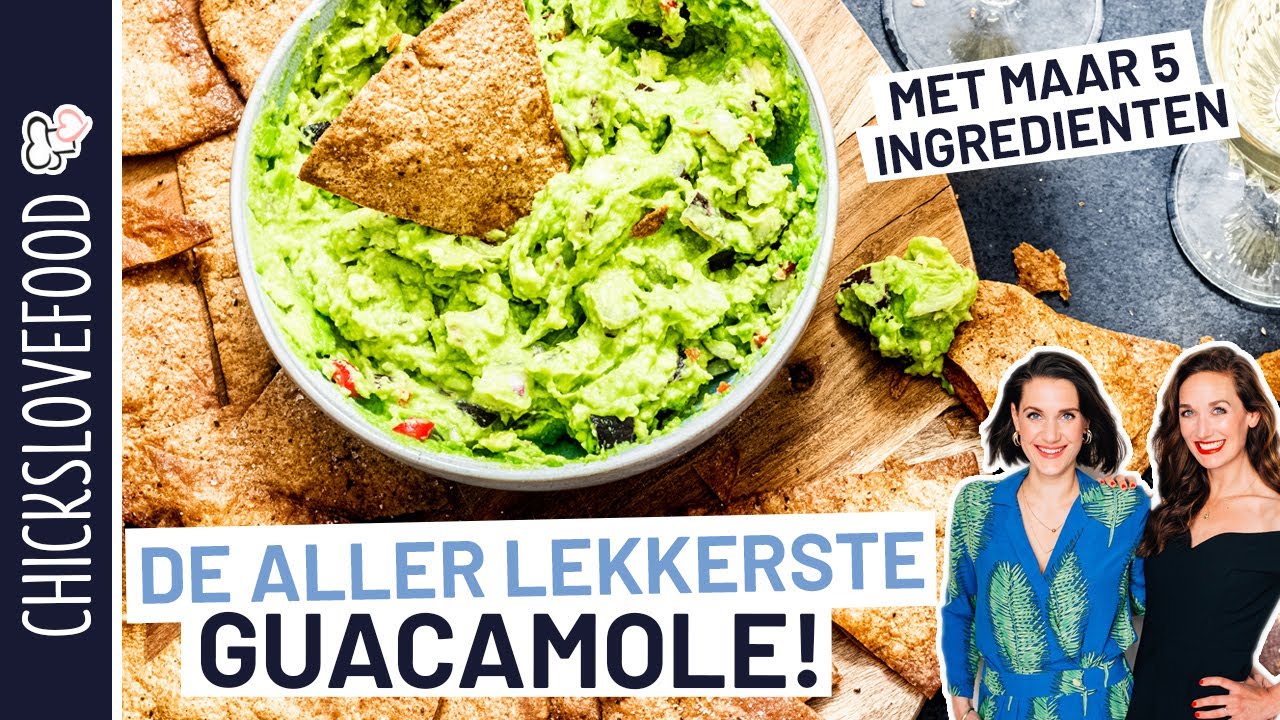 GUACAMOLE MET GEZONDE TORTILLA CHIPS | CHICKSLOVEFOOD