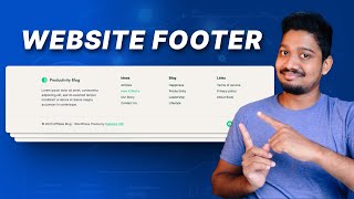 Full Kadence Theme එකෙන් Footer හදන හැටි Update