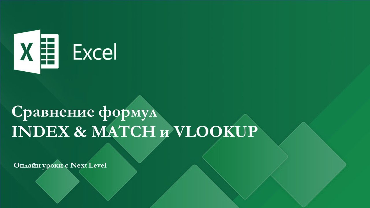 Сравнение Формул Index & Match и Vlookup! - YouTube