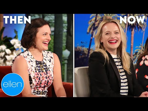Then and now: elisabeth moss' first and last appearances on 'the ellen show'