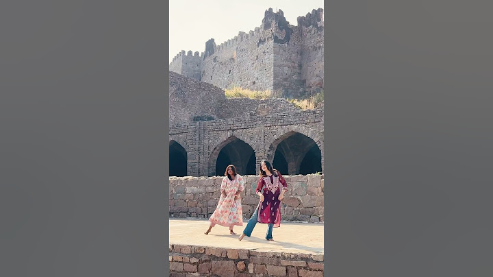 Dancing in this View 🤎 | Golconda Fort | Ishaani Krishna.