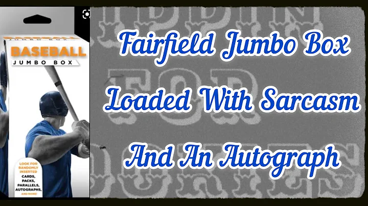Fairfield Jumbo Box!! Loaded With Sarcasm and an A...