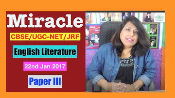 English UGC/CBSE-NET/JRF Exam 2017 January 22nd, Paper 3