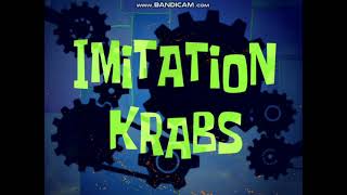Imitation Krabs Title Card