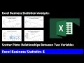 Excel Statistical Analysis 08: X-Y Scatter Charts for Linear Data: Excel Chart? Analyze Data Button?