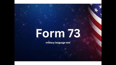 ᎬⲤⱠ t 73_  Comprehension Simulation for ᎬⲤⱠ Military Roles - Language Sample Set 73