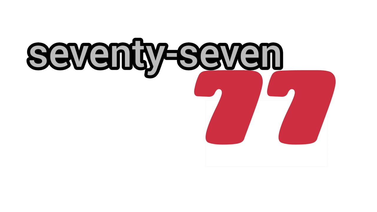 Seventy. Seventy seven. seventy7.