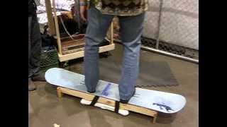 Virtual Snowboard Simulator using Mechanical Actuators and Real time game engine physics