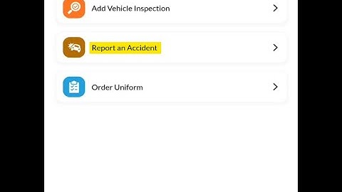 Report an Incident using iDSP mobile app