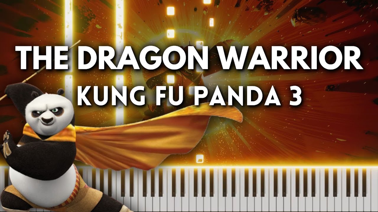 The Dragon Warrior - Kung Fu Panda 3 Piano Cover (FREE MIDI)