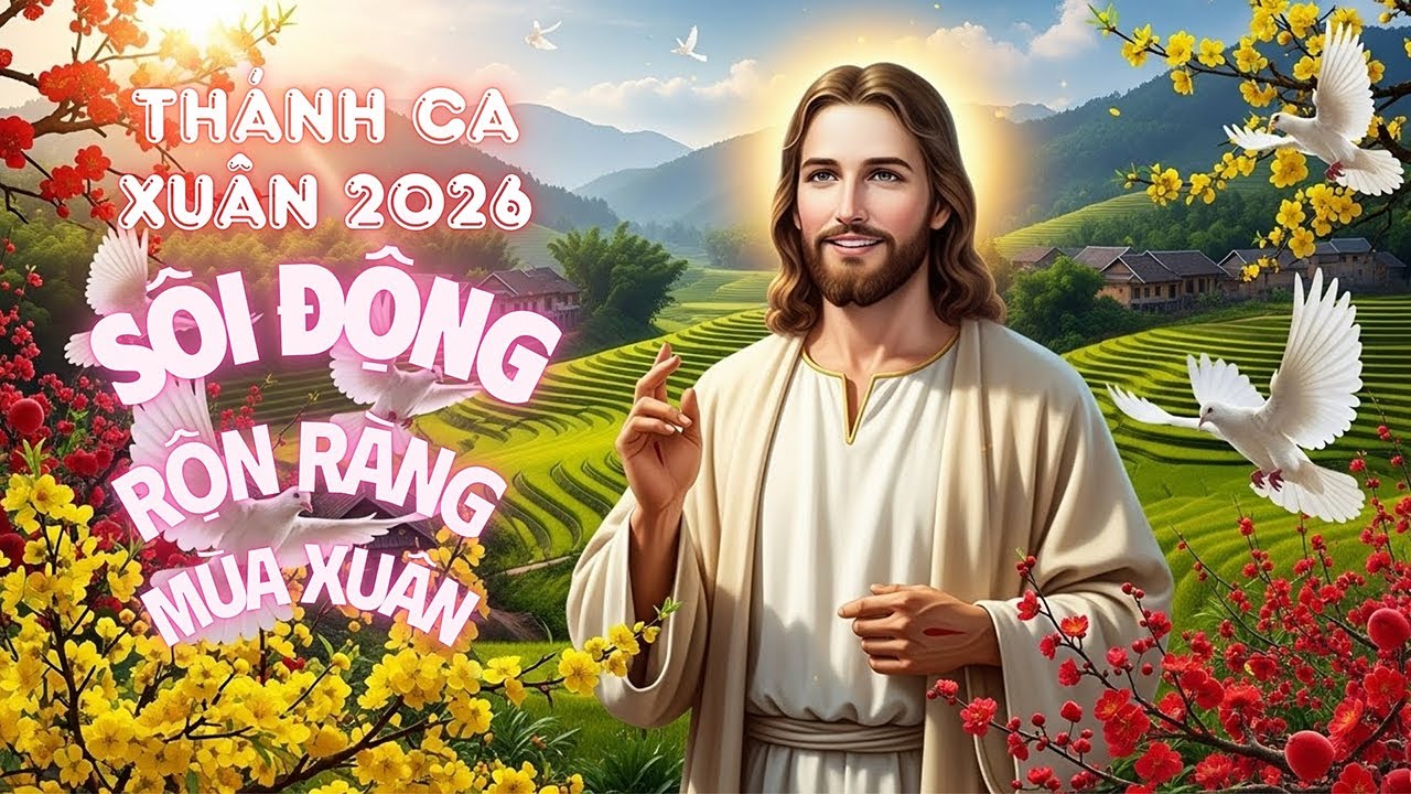 🎵 Chúa Là Mùa Xuân Đời Con 🌸 | Top Thánh Ca Xuân Sôi Động Nghe Là Thấy Bình An