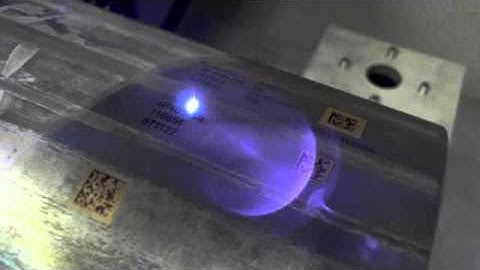 laser marking metal laser bar code and text www.wlsc.com laser automation, laser system integrator