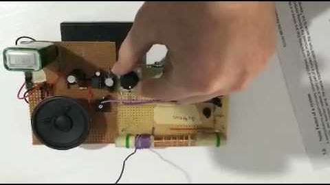 University of Brighton 2nd year project AM radio receiver