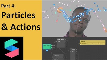 Spark AR Learning Part 4: Particle Emitter & Actions #bestbannersever